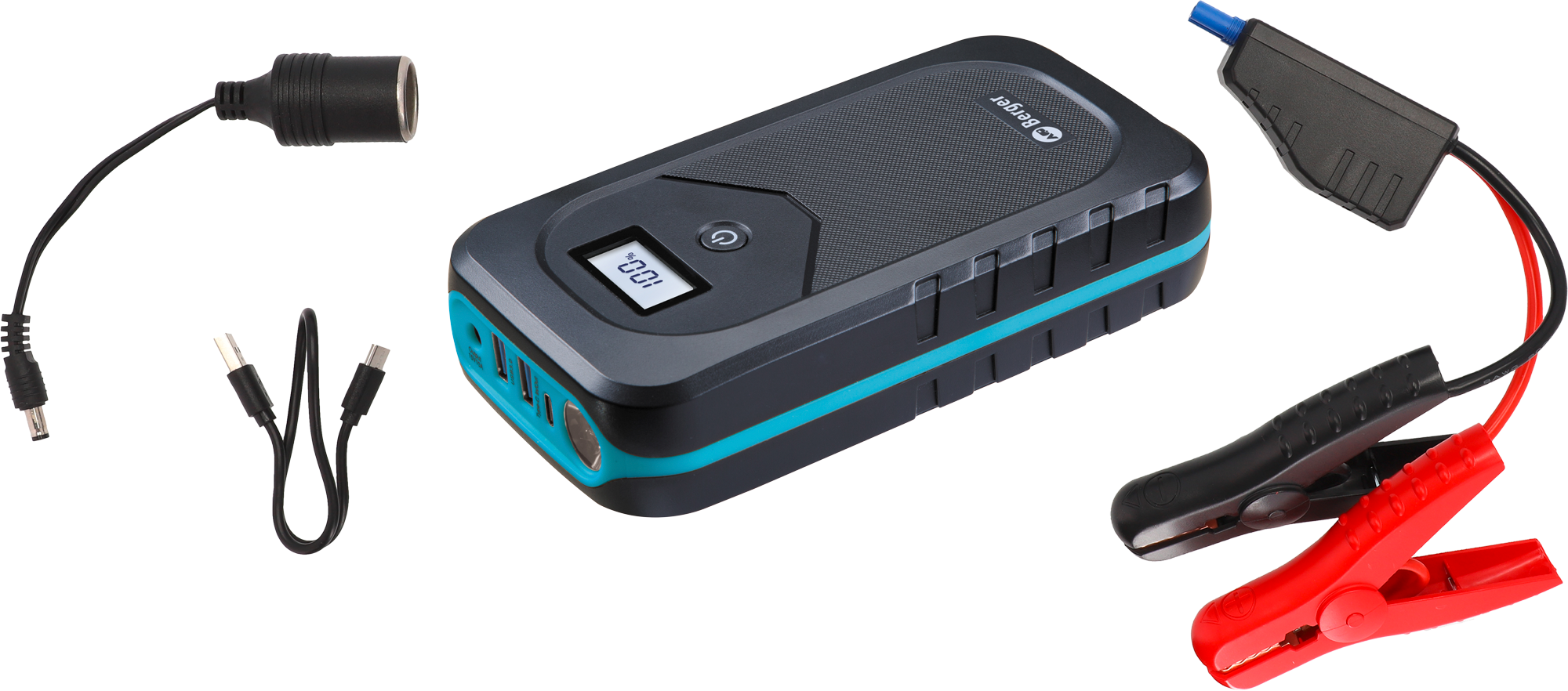 Berger Lithium Jump Starter LJS 600 Starthilfe mit Powerbank - Batterie-Ladegeräte