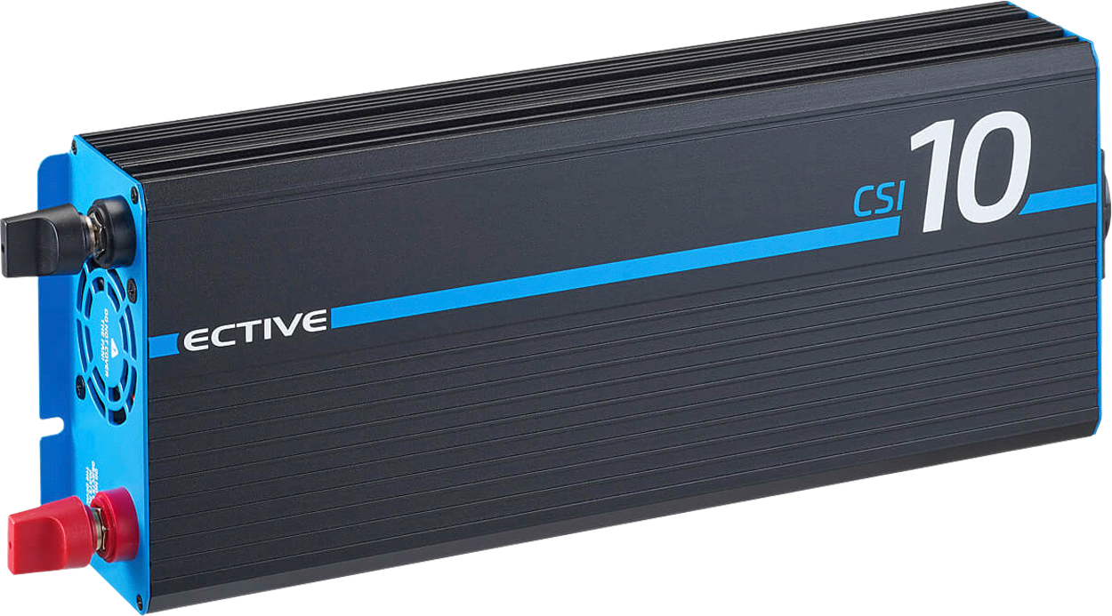 ECTIVE CSI 10 1000W/12V Sinus-Wechselrichter mit Ladegerät, NVS- und USV-Funktion