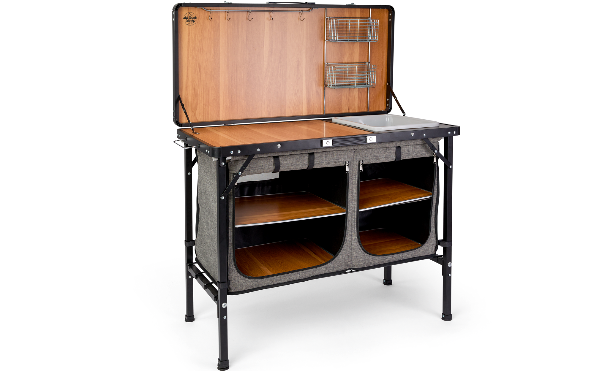 Camplife Capri Deluxe Küchenbox mit Deckel