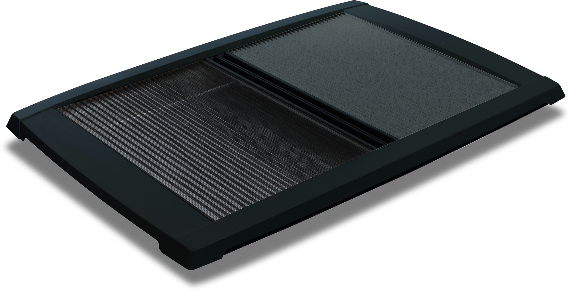 MPK VisionStar Innenrahmen Doppelplissee für Dachhauben 70 x 50 cm mit LED schwarz - Rollos & Verdunkelung