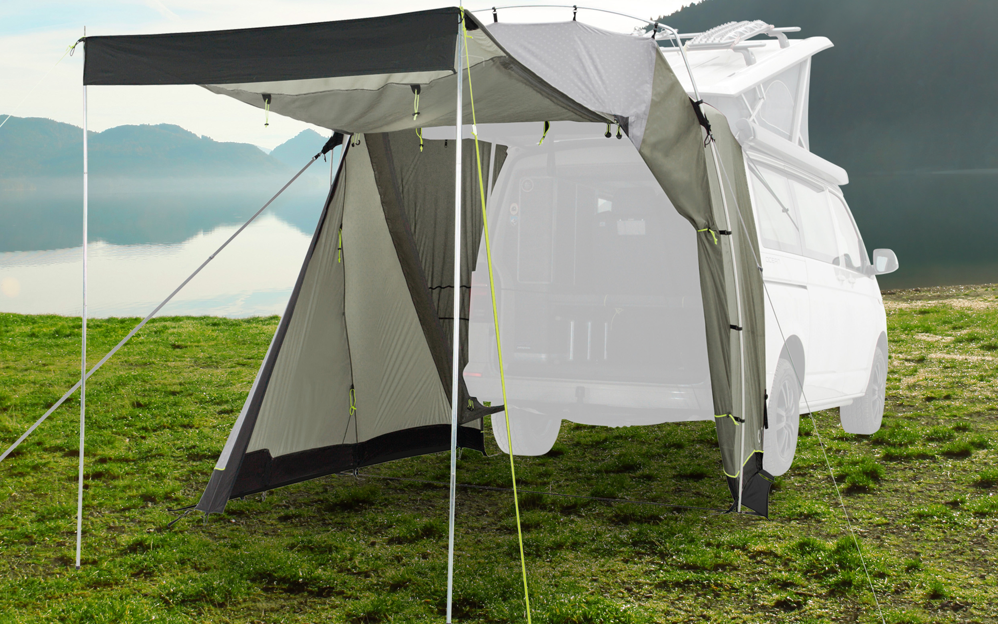 Outwell Sandcrest L Vorzelt / Heckzelt für Campingbusse / Transporter
