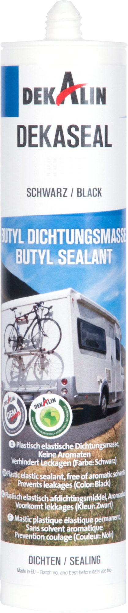 Dekalin Dekaseal 1512 Butyl Dichtungsmasse 310 ml schwarz