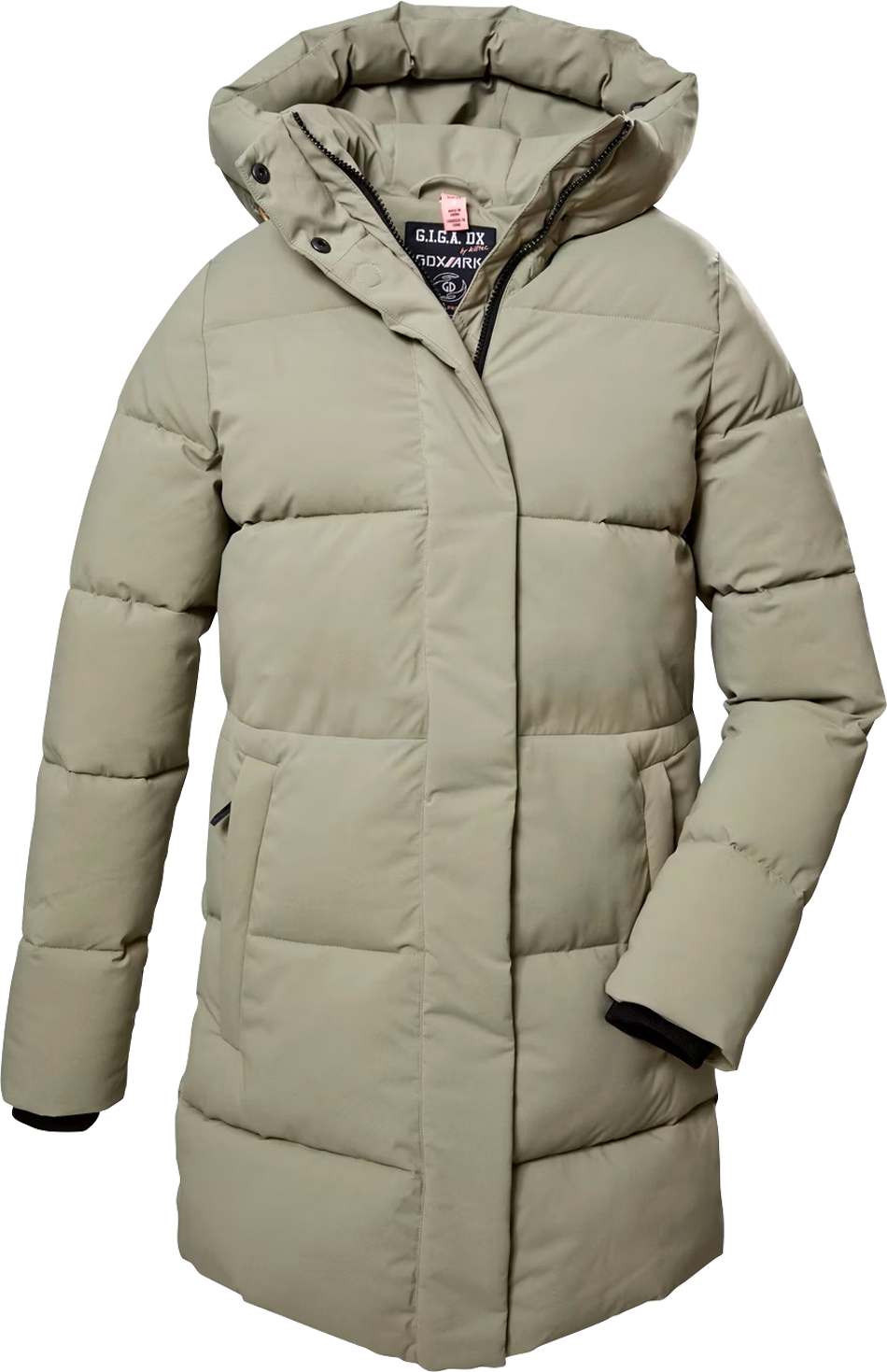 G.I.G.A. DX dames Gewatteerde parka/functionele parka in donslook met afritsbare capuchon GW 77 WMN QLTD PRK_Bacarya, sturm, 34, 43685-000