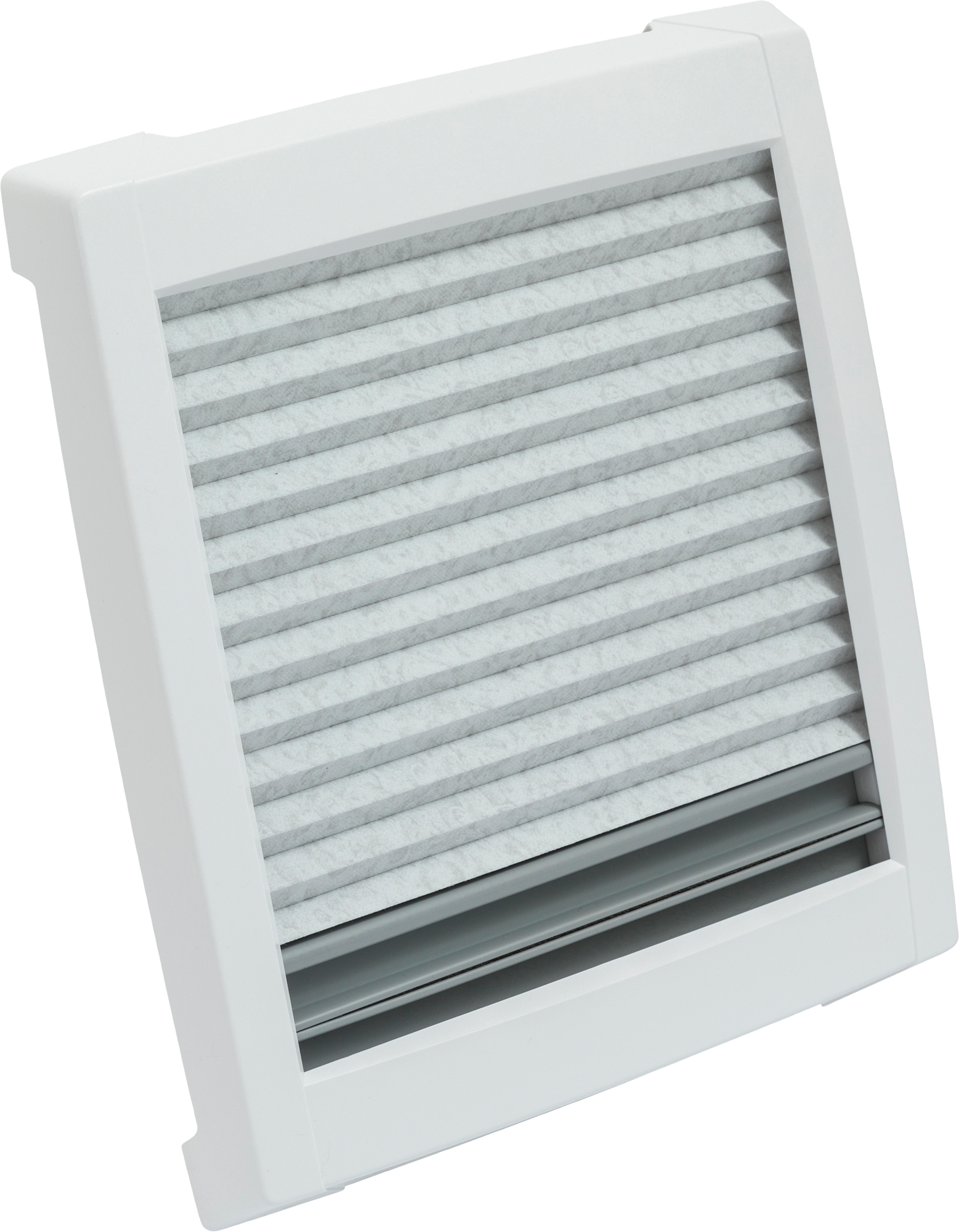 MPK Dachhaube VisionVent S Pro 28 x 28 cm mit Rollo signalweiß