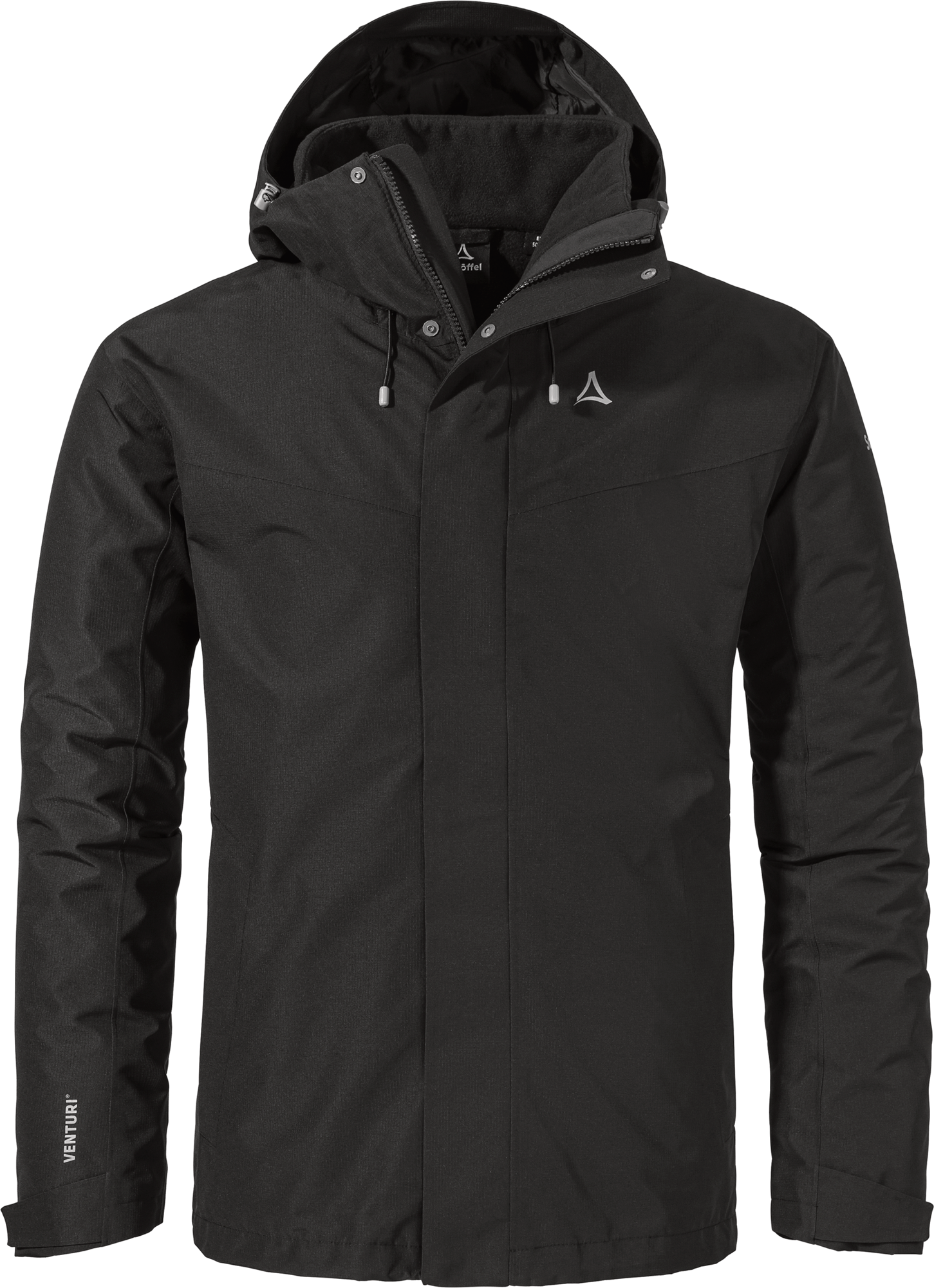 Schöffel Okere 3-in-1 Herren Wanderjacke schwarz 48 - Herrenjacken