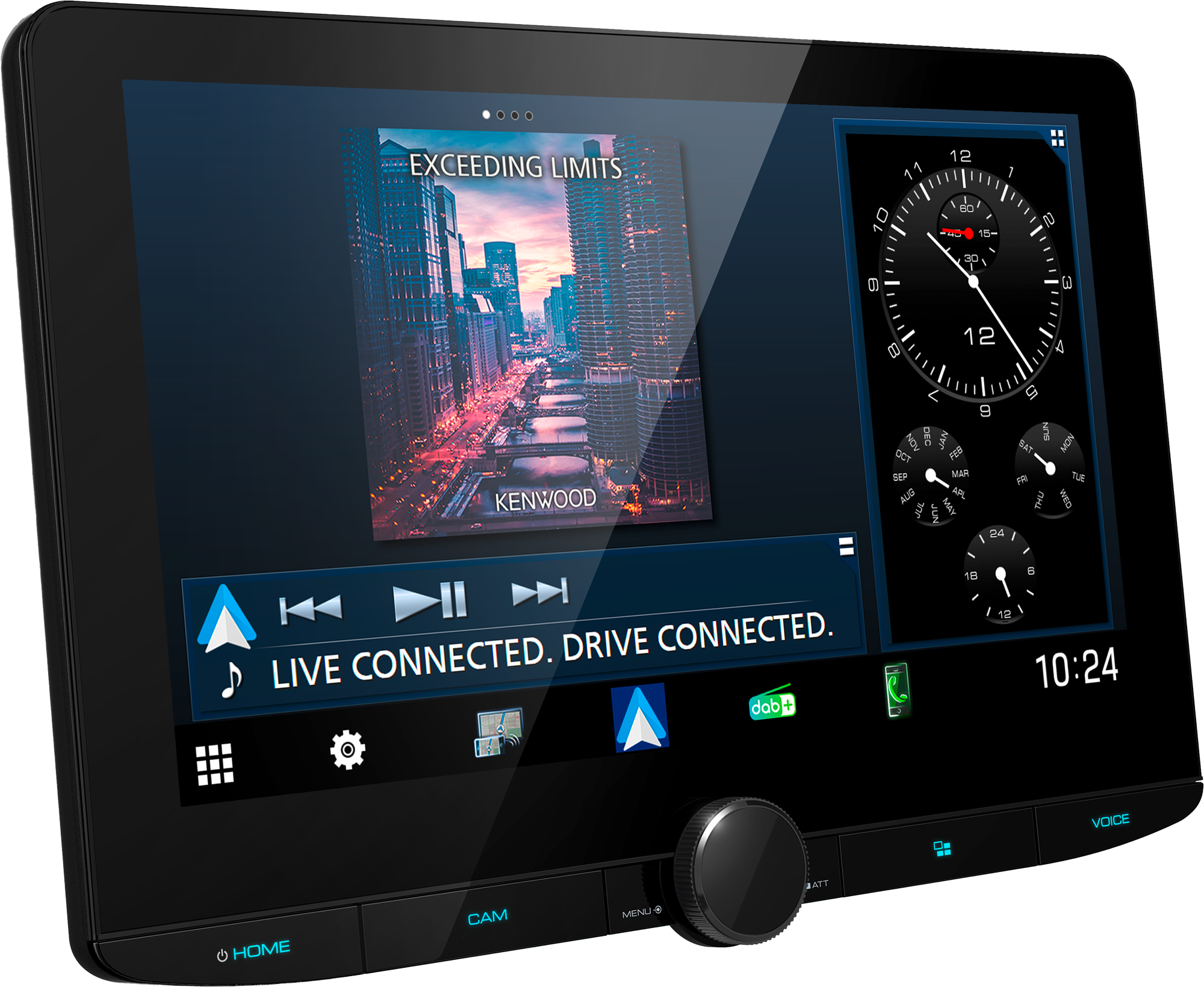 Kenwood DMX9724XDS Moniceiver 10,1 Zoll