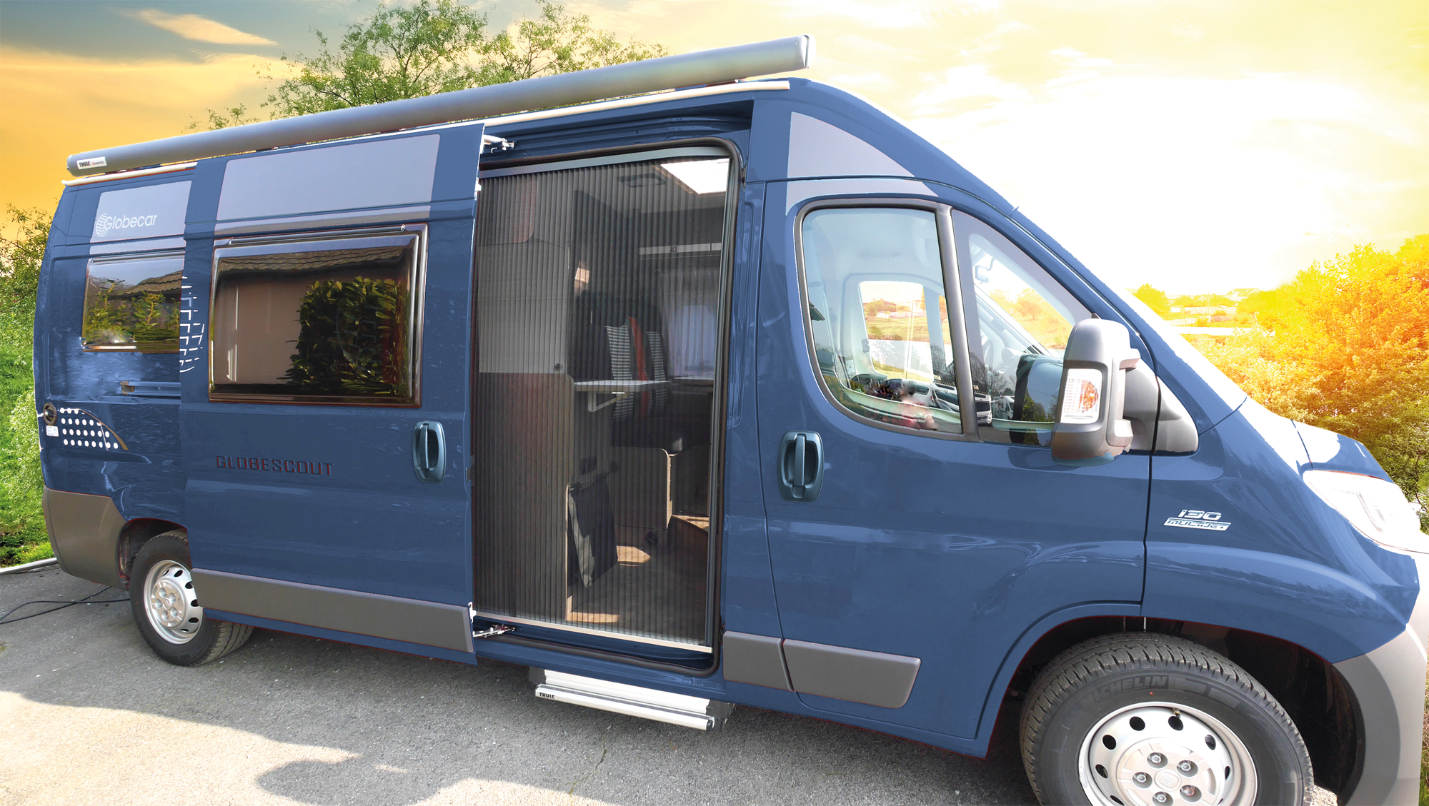 Fliegenschutztür Fiat Ducato Fiat-Code MH1 125 x 143,5 cm - Insektenabwehr & Mückenschutz von REMIS