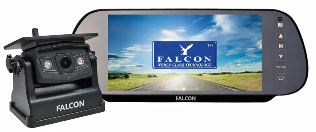 Falcon Magnetic Wireless Camera System Rückfahrkamera magnetisch mit 7 Zoll Monitor