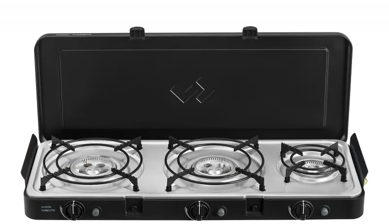 Cadac 3 Cook Turbo FFD Deluxe Campingkocher mit 3 Brennern 5,5