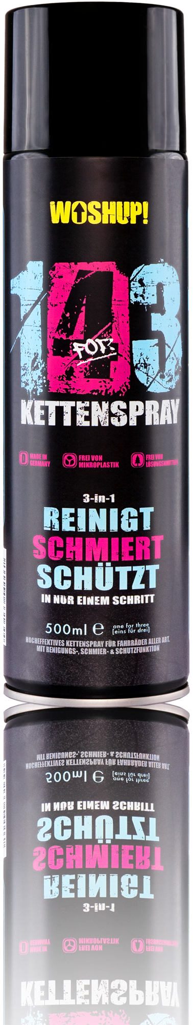 WOSHUP! 143 Kettenspray für Fahrräder 500