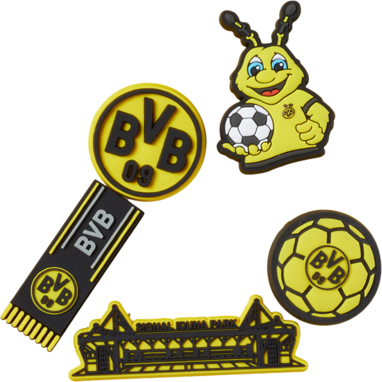Crocs Jibbitz BVB Schuhanstecker 5er Pack
