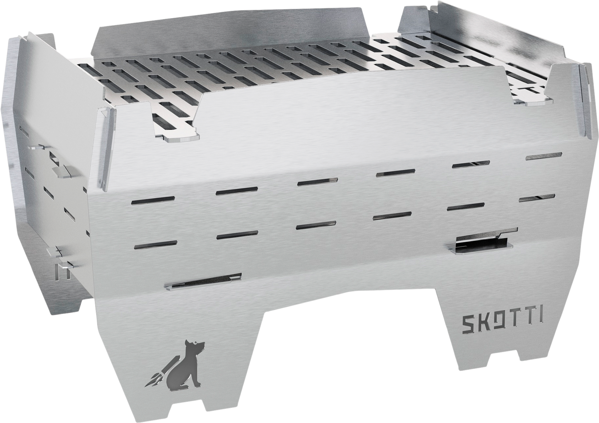 Skotti Tischgrill Mini für Holz / Gas /