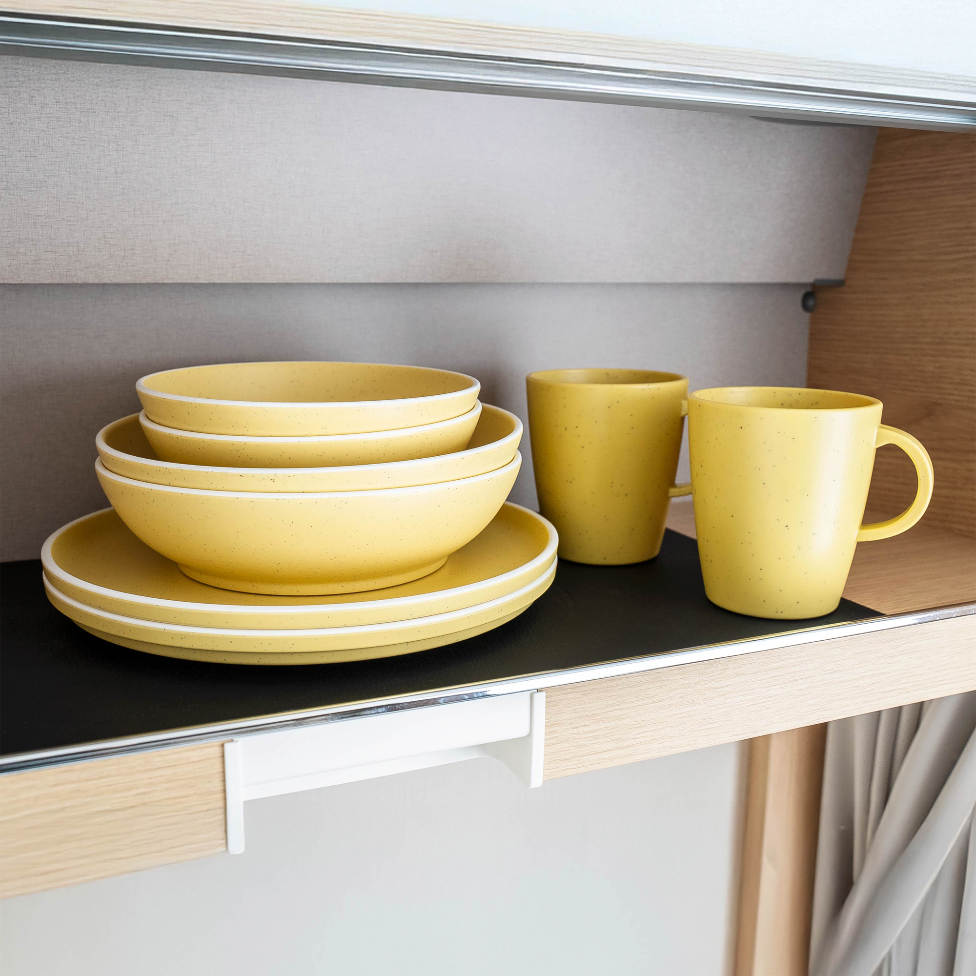 Silwy Brunner Dolomit Magnet-Geschirrset Kunststoff 11-teilig für 2 Personen