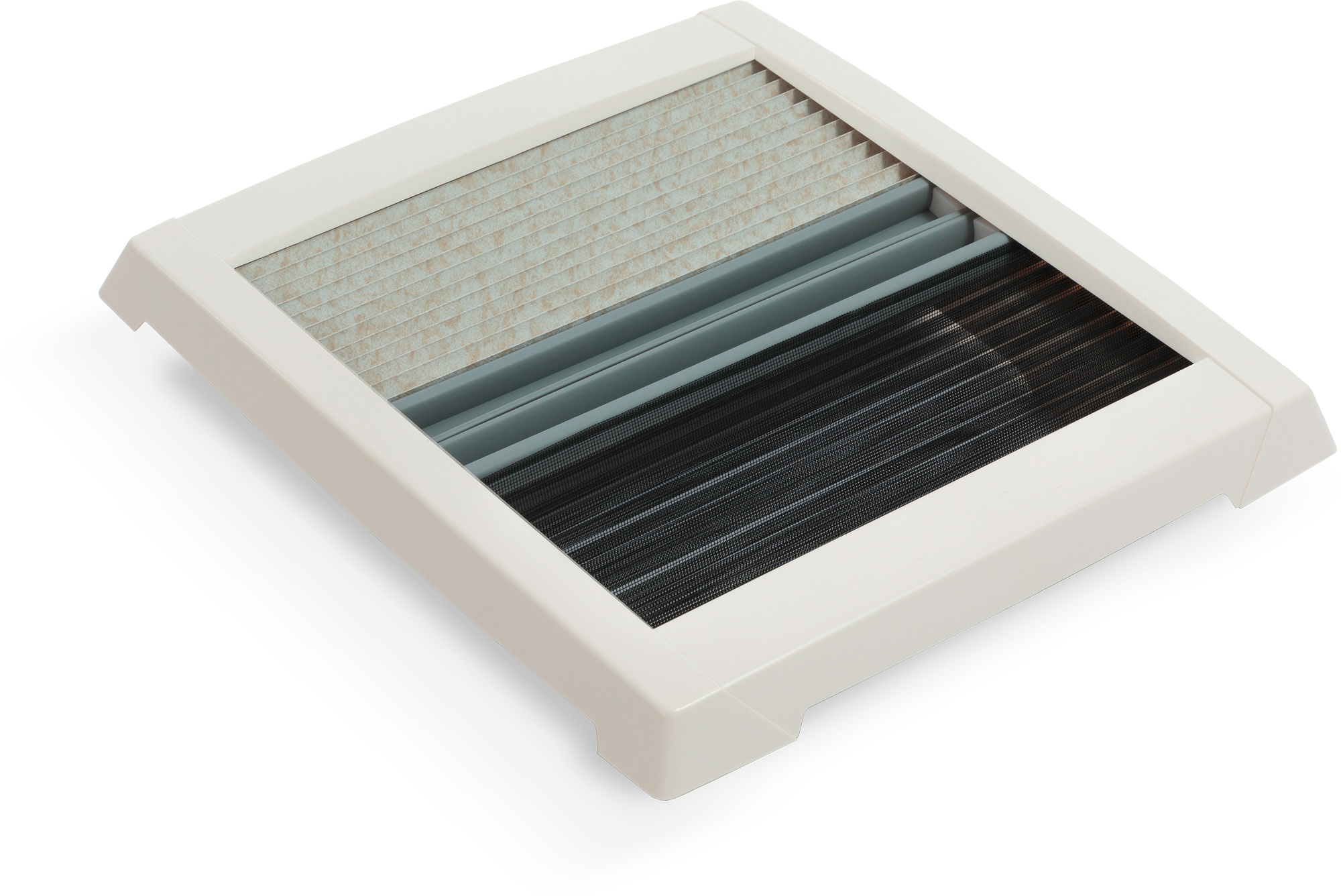 MPK VisionStar Innenrahmen Doppelplissee für Dachhauben 28 x 28 cm