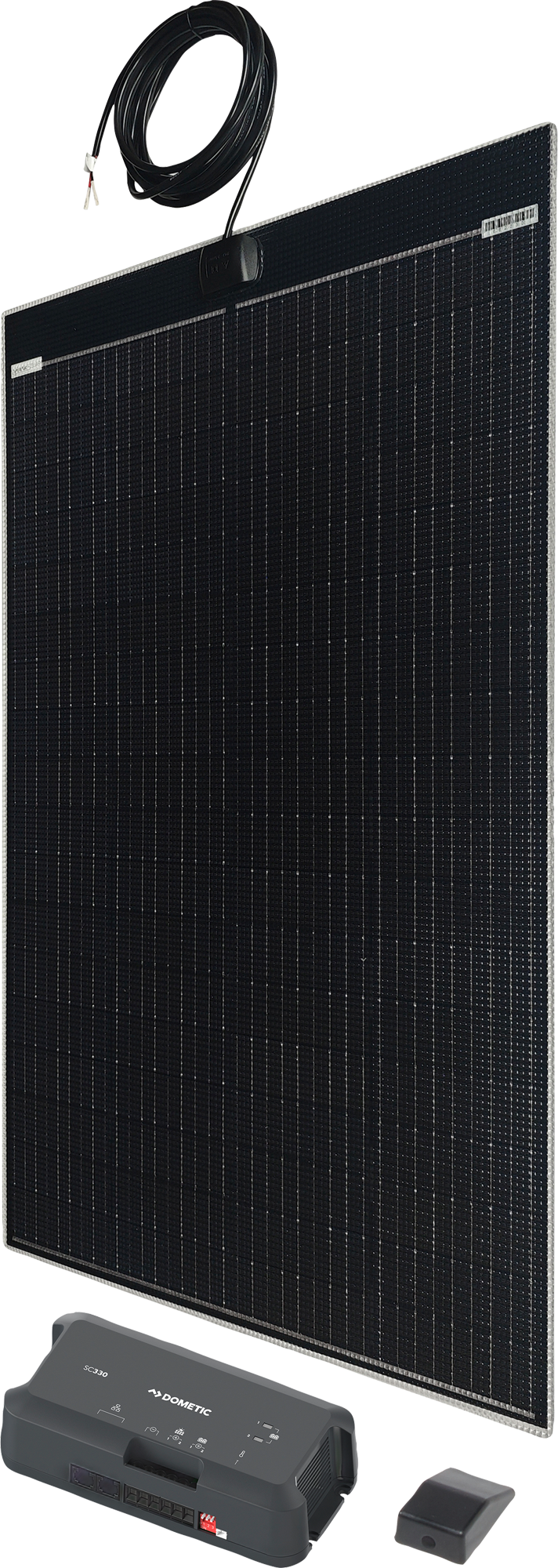 Dometic Solarkomplettsystem Light & Flat schwarz 130 W Modulanzahl 1 - Solar-Komplettsets