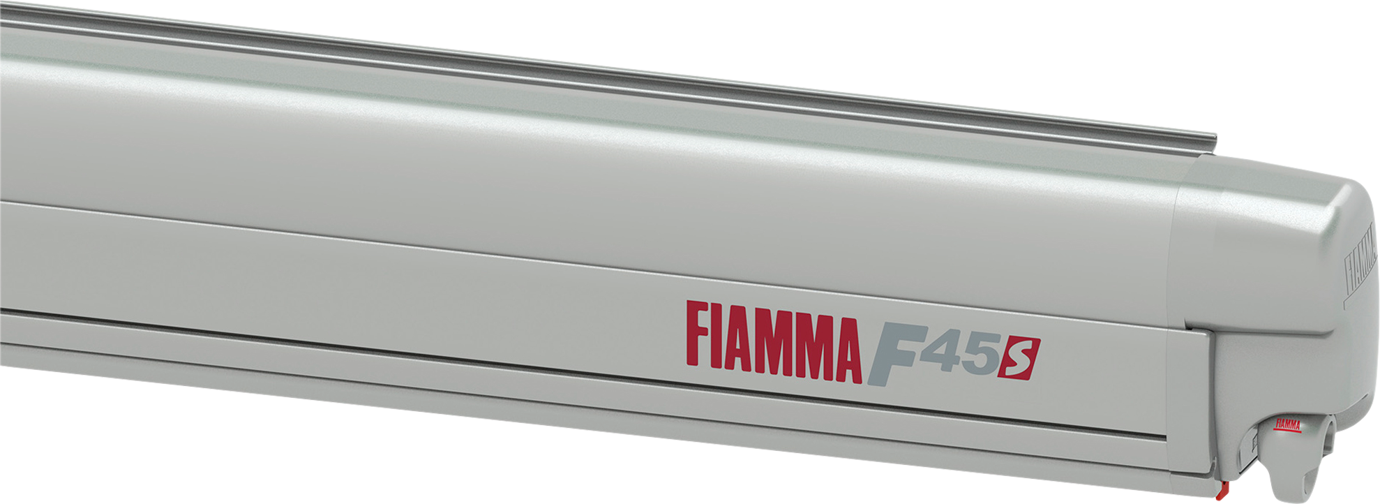 Fiamma F45s 260 Markise Gehäusefarbe Titanium Tuchfarbe Royal Grey 2,6 m