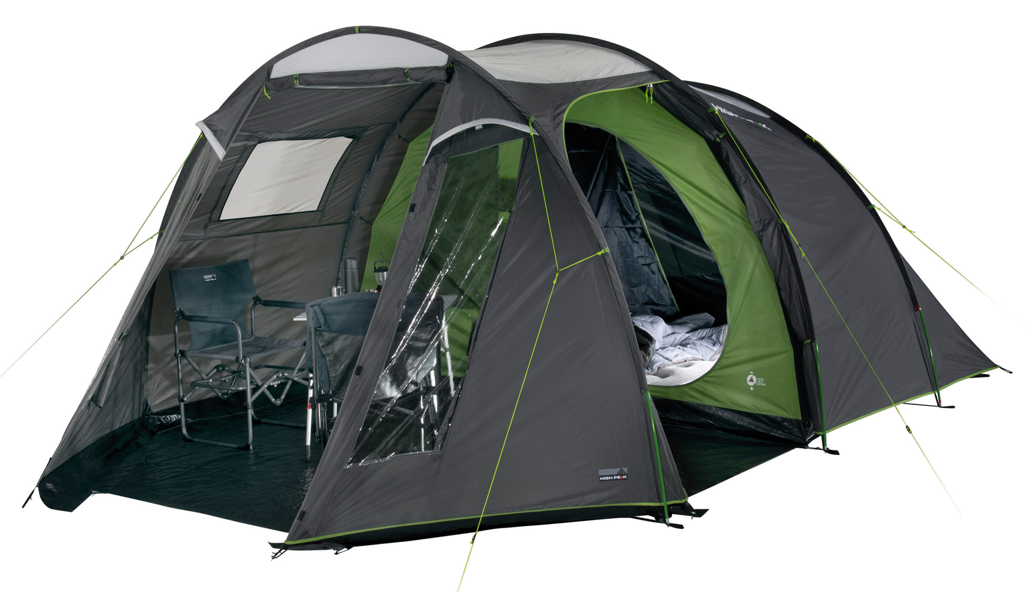 High Peak Tunnelzelt "Ancona 4.0" 4 Personen