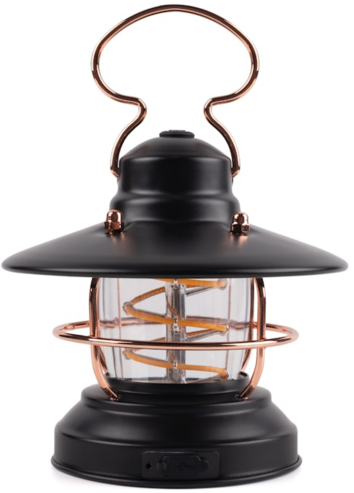 Barebones Edison II mini LED Laterne antique bronze  - LED Campingleuchten
