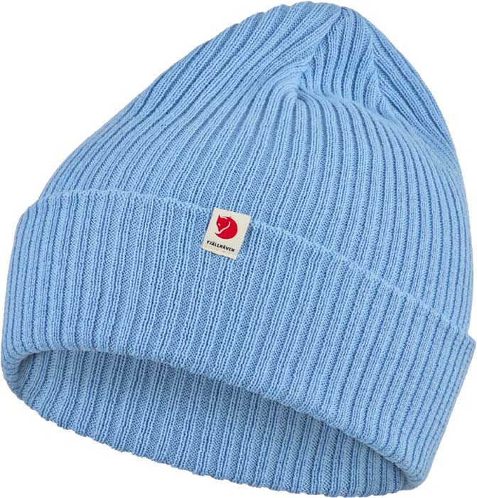 Fjällräven Rib Unisex Mütze hellblau One Size - Hüte & Mützen
