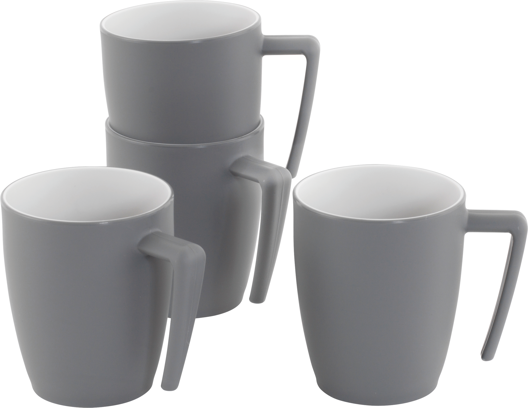 Outwell Gala 4 Personen Tassen Set 4 teilig Grey