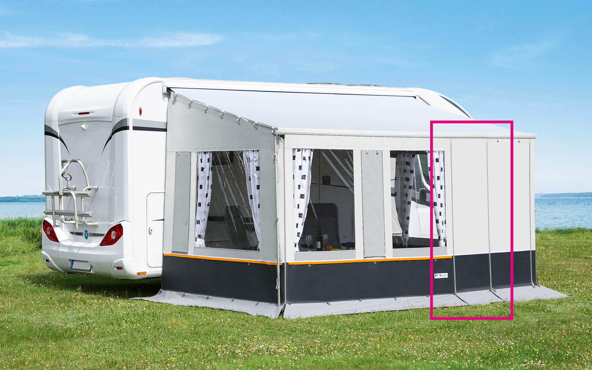 Berger Verbreiterungselement für Thule Vorderwand 50 cm