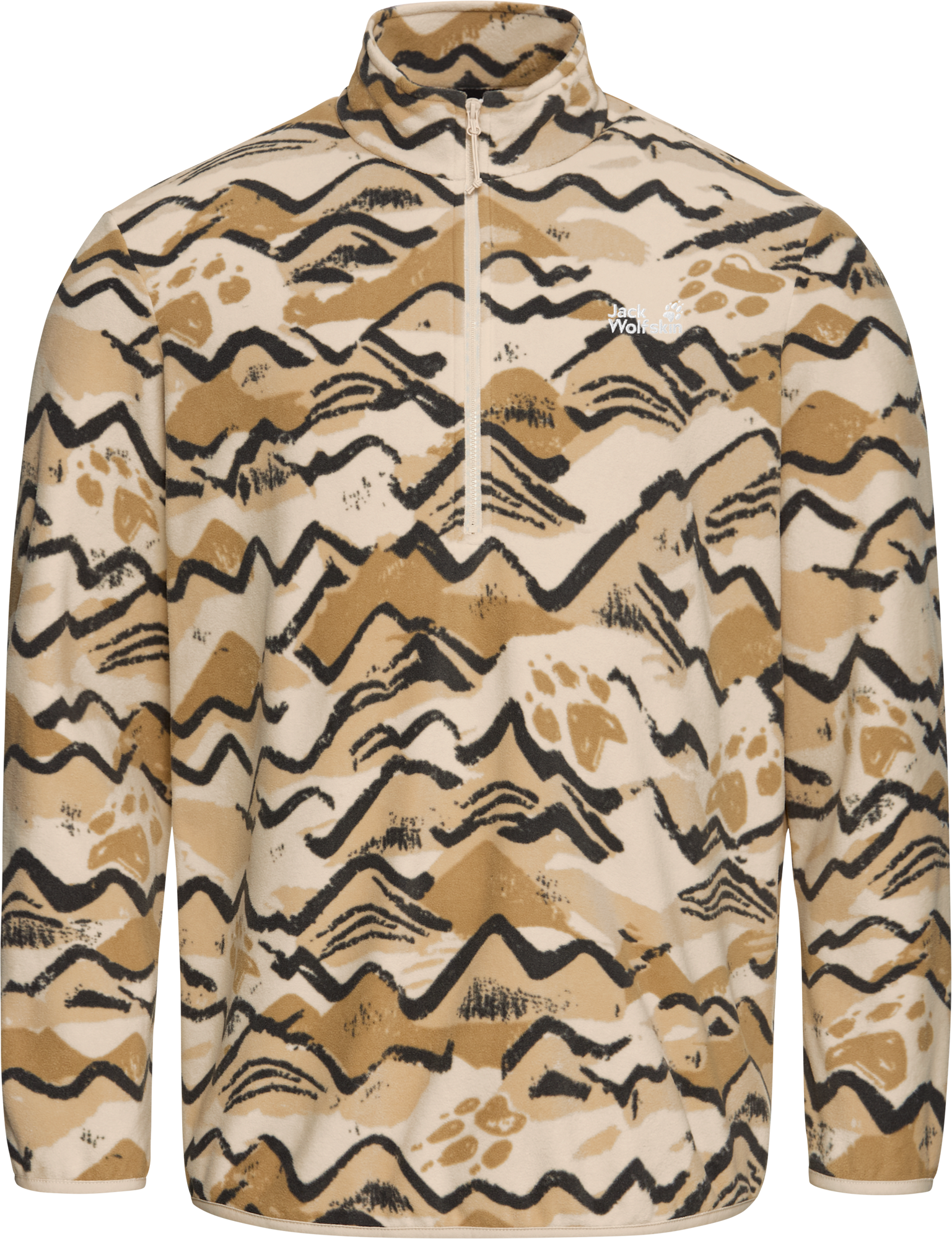 Jack Wolfskin Paw Era 100 Print Herren Fleecepullover