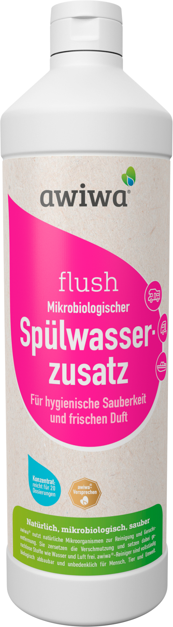 Awiwa Spülwasserzusatz Flush 1 Liter