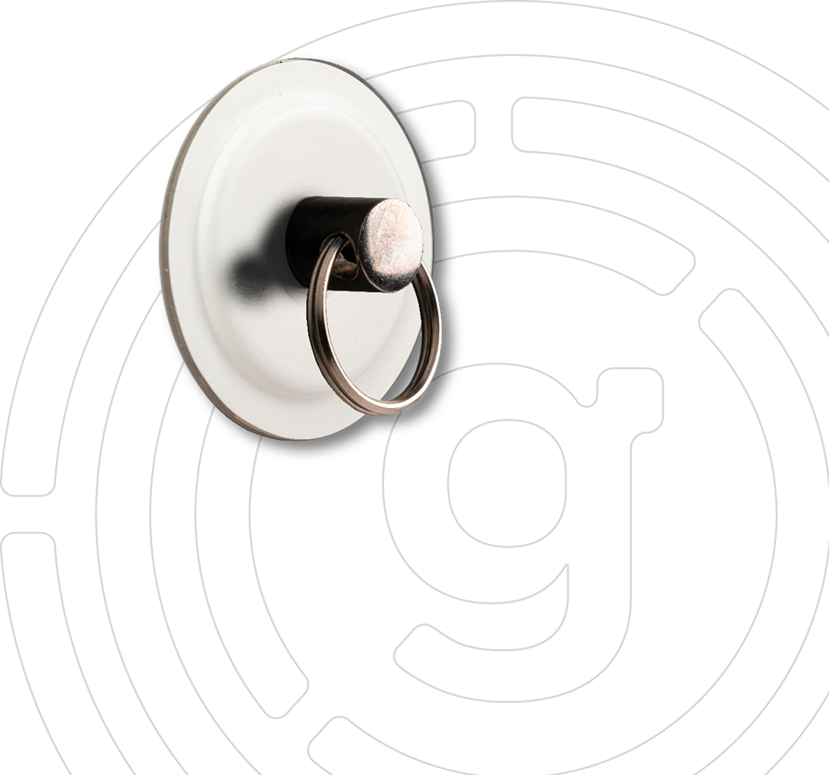 Gelmags Magnet-Schlüsselringe mit Nano-Gel-Pads 6 - teilig
