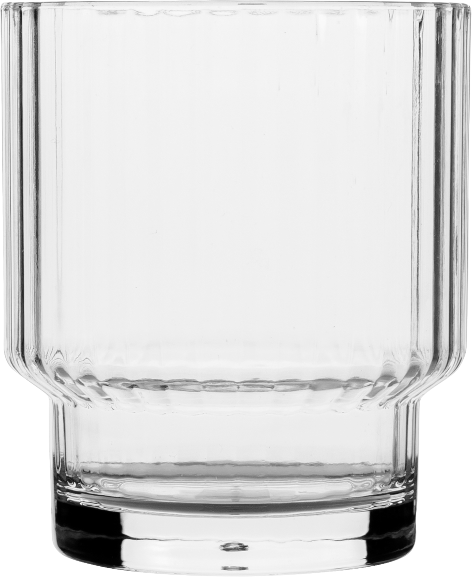 Bo-Camp Brim Wasserglas stapelbar transparent 285 ml 1 Stück - Gläser