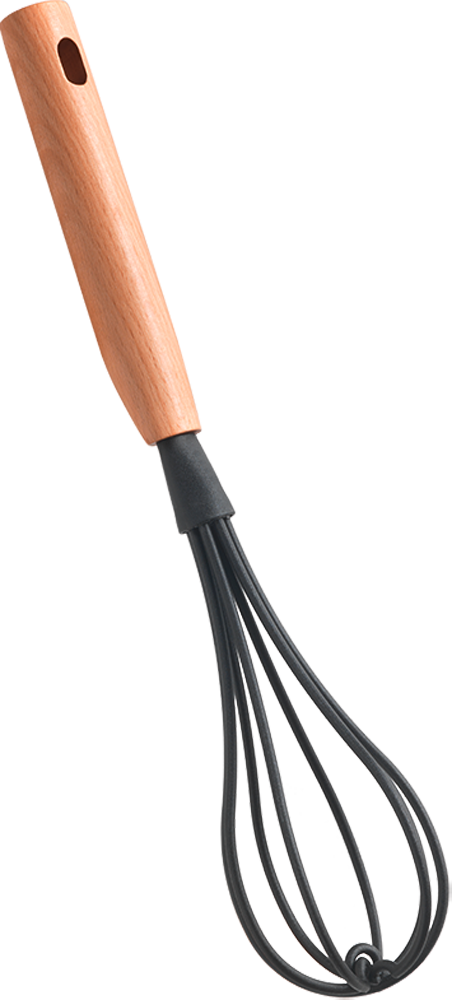 Metaltex Arizona Line Schneebesen mit Buchenholzgriff 31,5