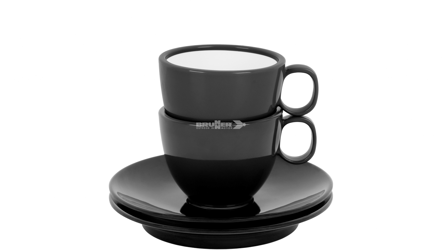 Brunner Antislip Espresso-Tassen Set 2-teilig mit rutschhemmende