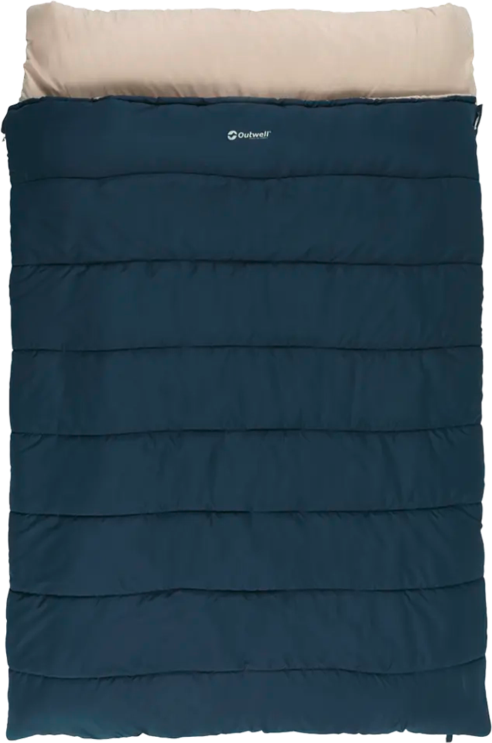 Outwell Contour Lux Double Deckenschlafsack für 2 Personen 220 x 145 cm inklusive zwei