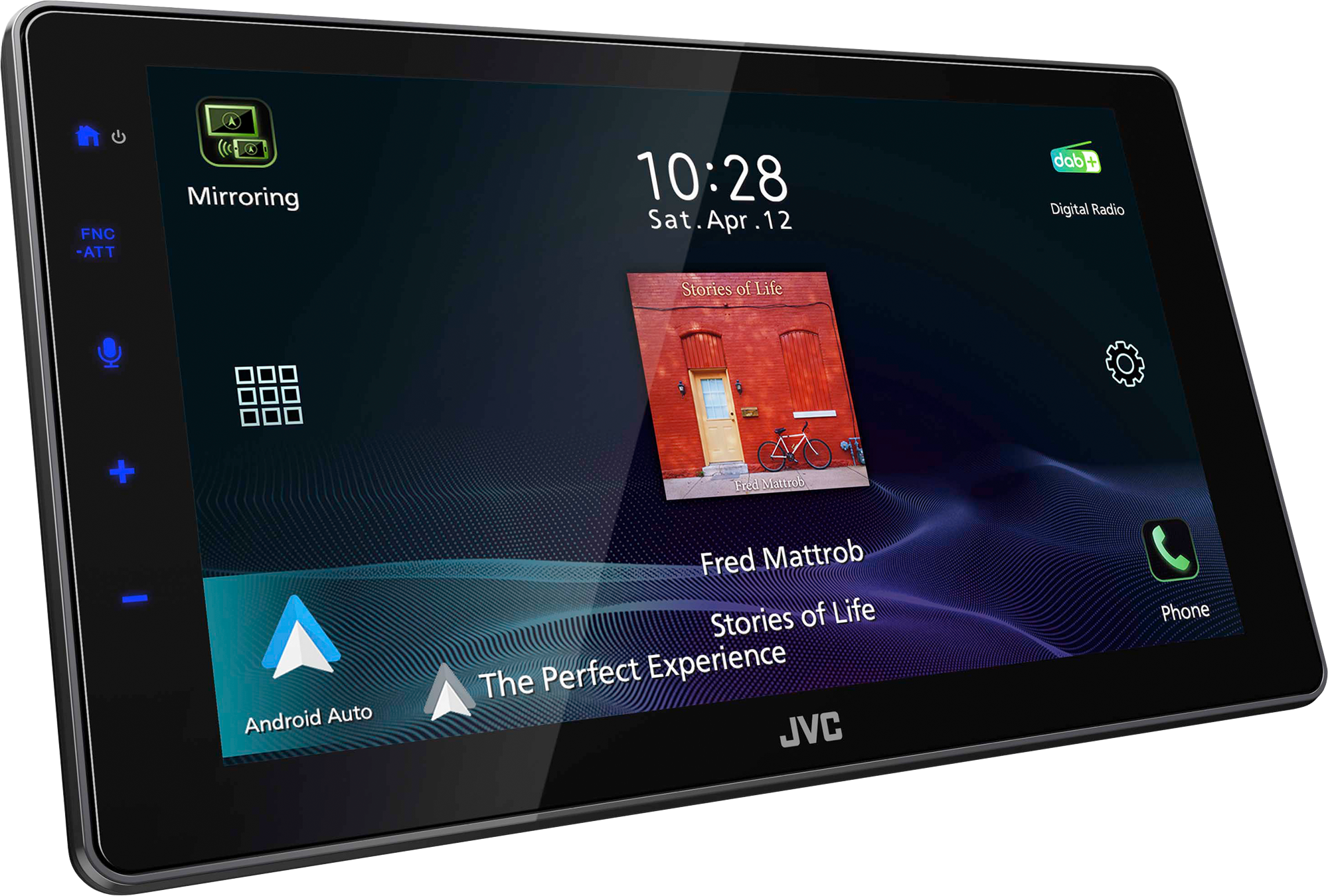 JVC Z900DBW 9-Zoll-Moniceiver mit Wireless CarPlay und Android