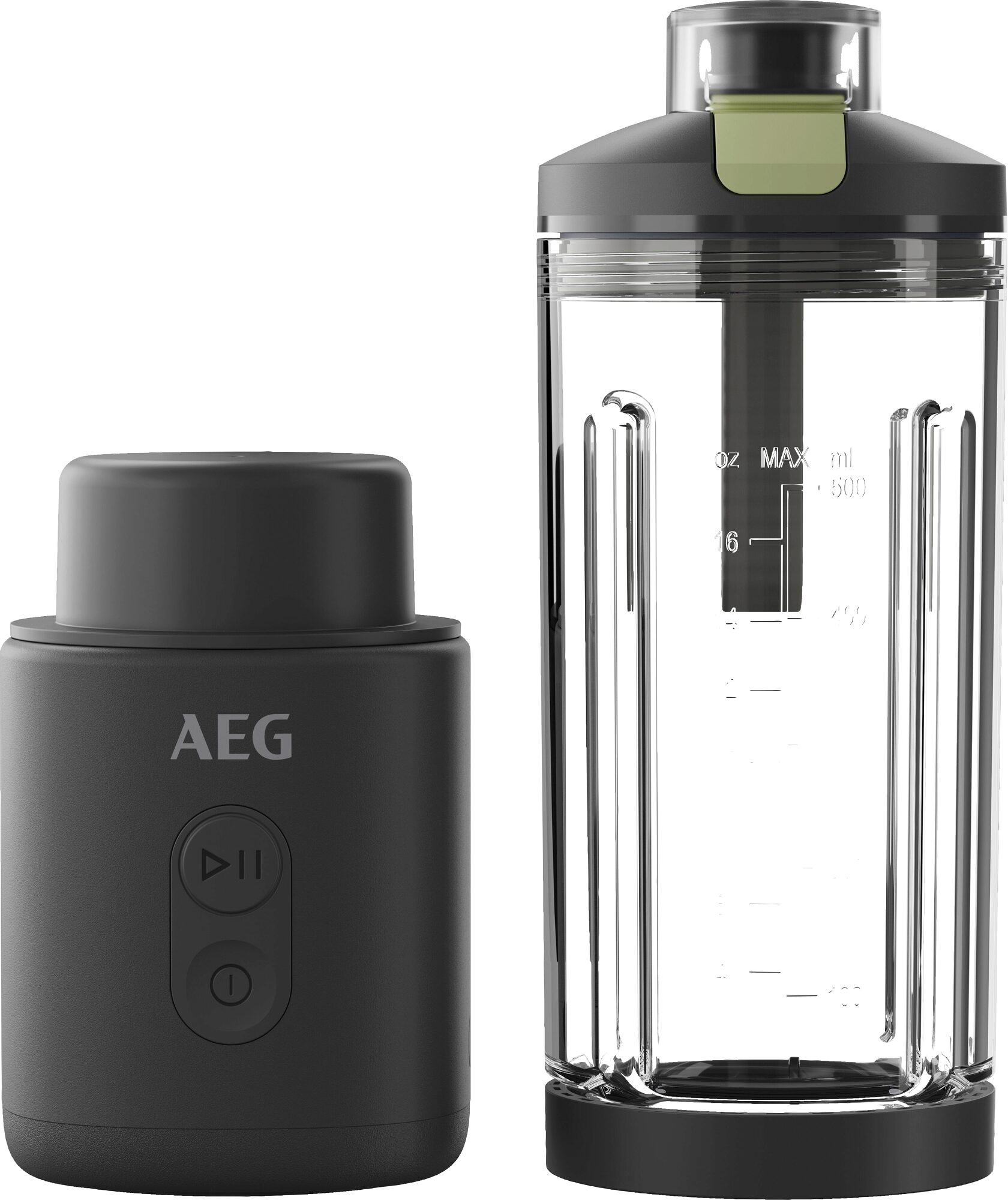 AEG 5000 PB4-1-2CG kabelloser MiniMixer mit 500 ml Nutzinhalt und USB-C-Ladung 120 W - Kochgeräte & sonstiges