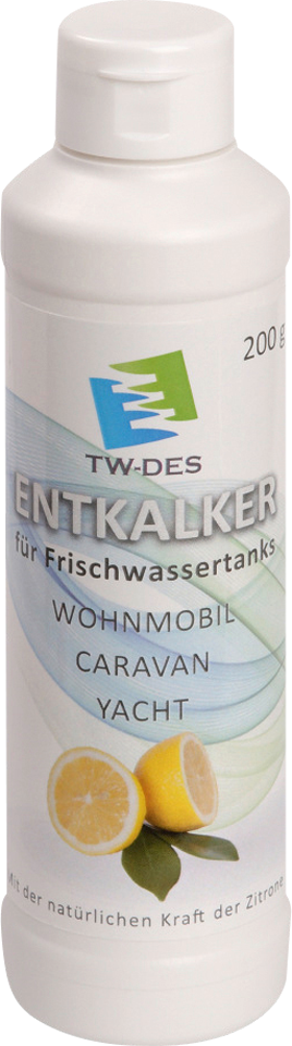 TW-DES Entkalker mit Zitronensäure 200 g für Frischwassersysteme bis 125