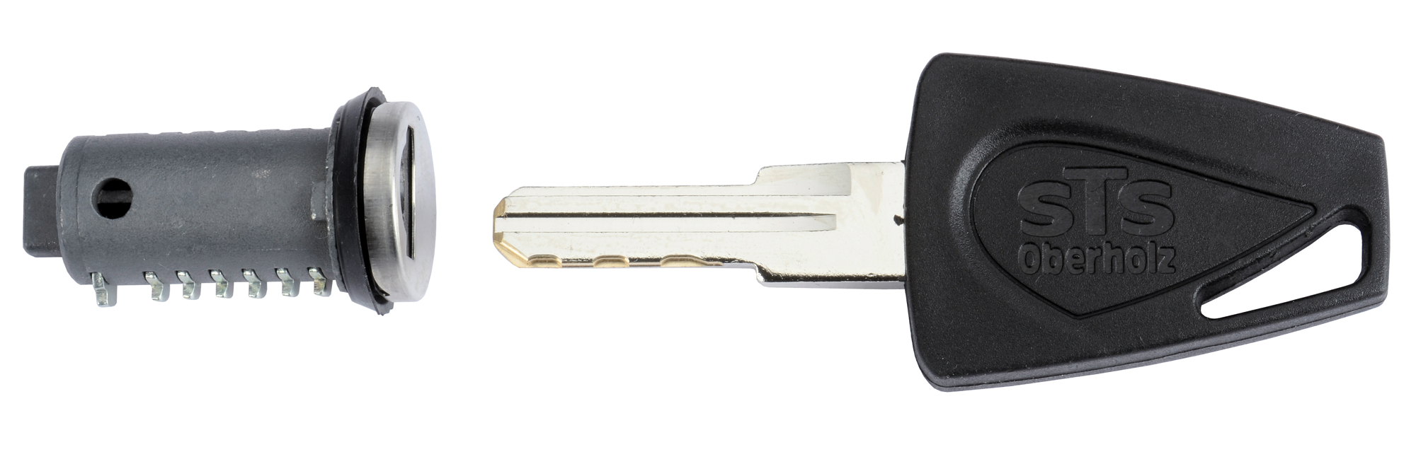 STS 2 Innenbahn-Schlüssel mit 3 Schliesszylindern für STS / ZADI Verschlüsse