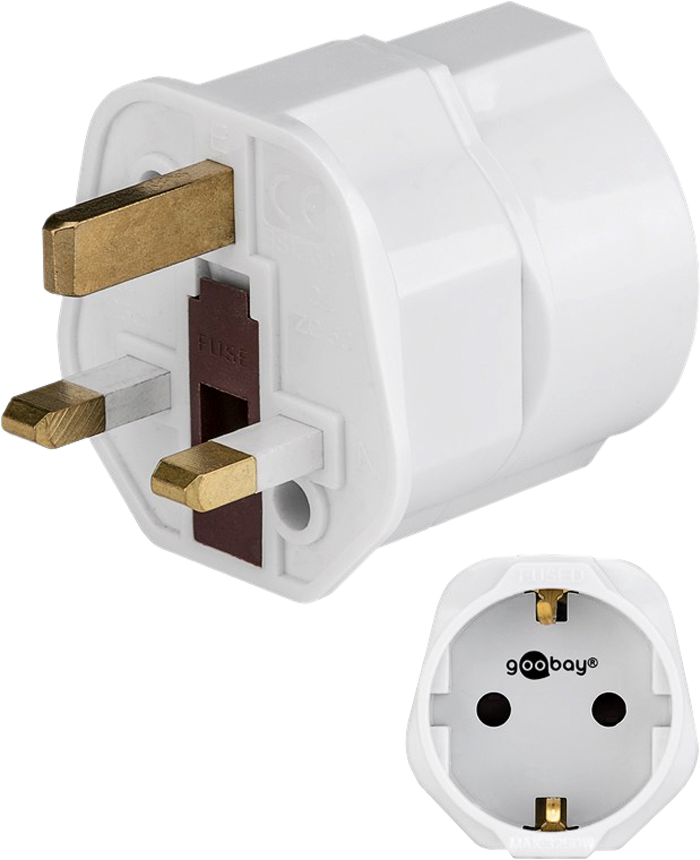 Goobay Reise Netzadapter EU für UK