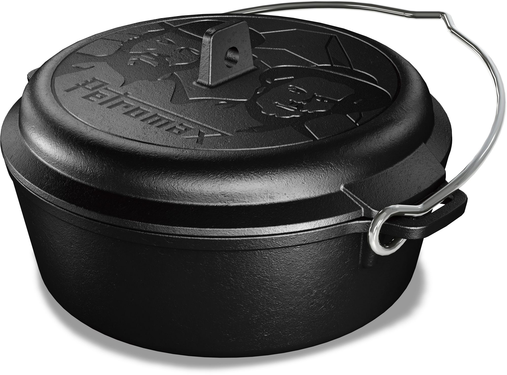 Petromax FT3 Dutch Oven Bud Spencer & Terence Hill Edition aus Gusseisen - Camping-Töpfe