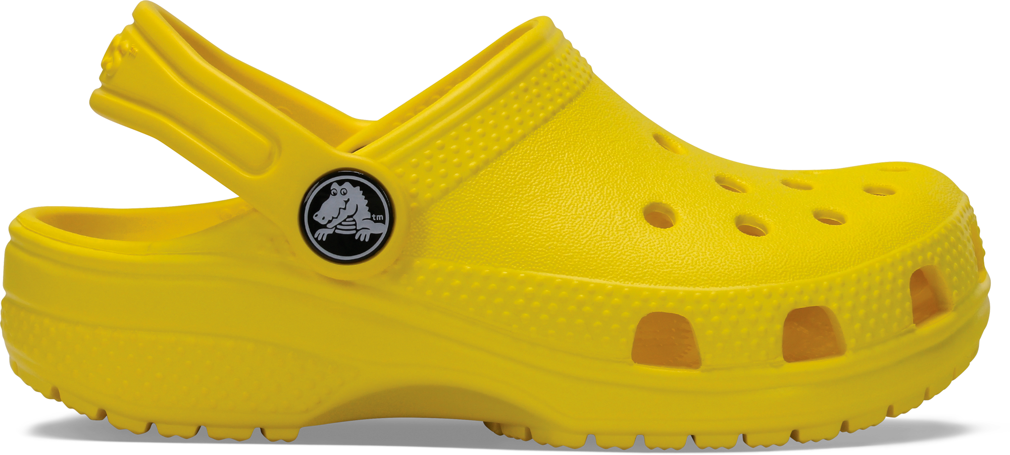 Crocs Sandale Classic Clog K zitronengelb Kinder Badeschuh
