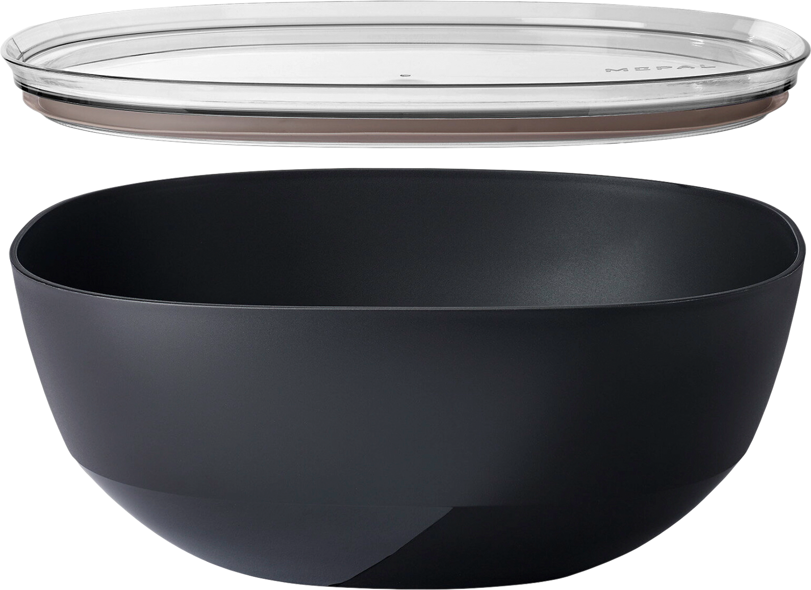 Mepal Silueta Servierschale mit Deckel 5000 ml Nordic black - Schüsseln & Schalen