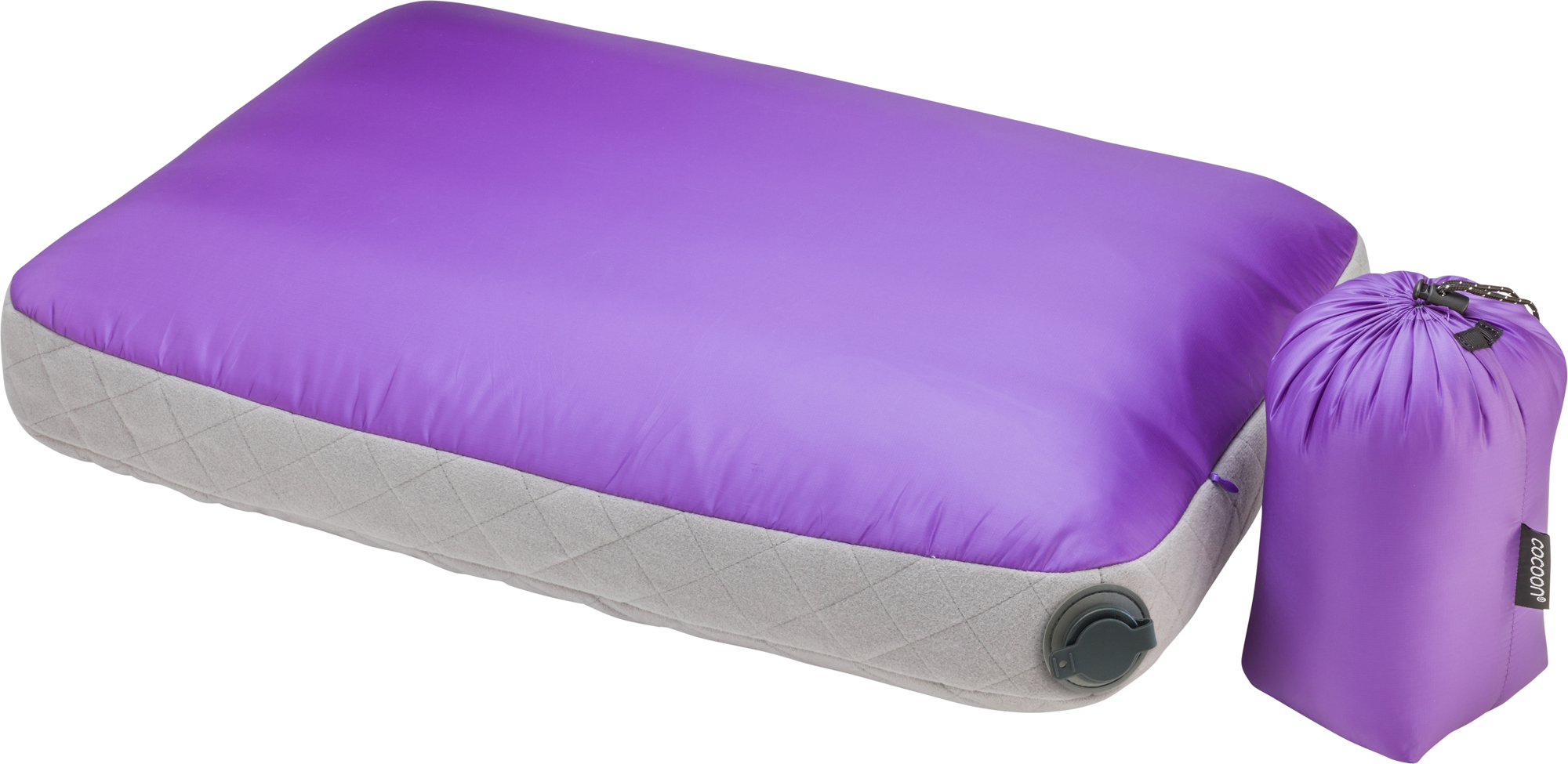 Cocoon Air Core Kissen Ultralight purple / grey  28 x 38 cm