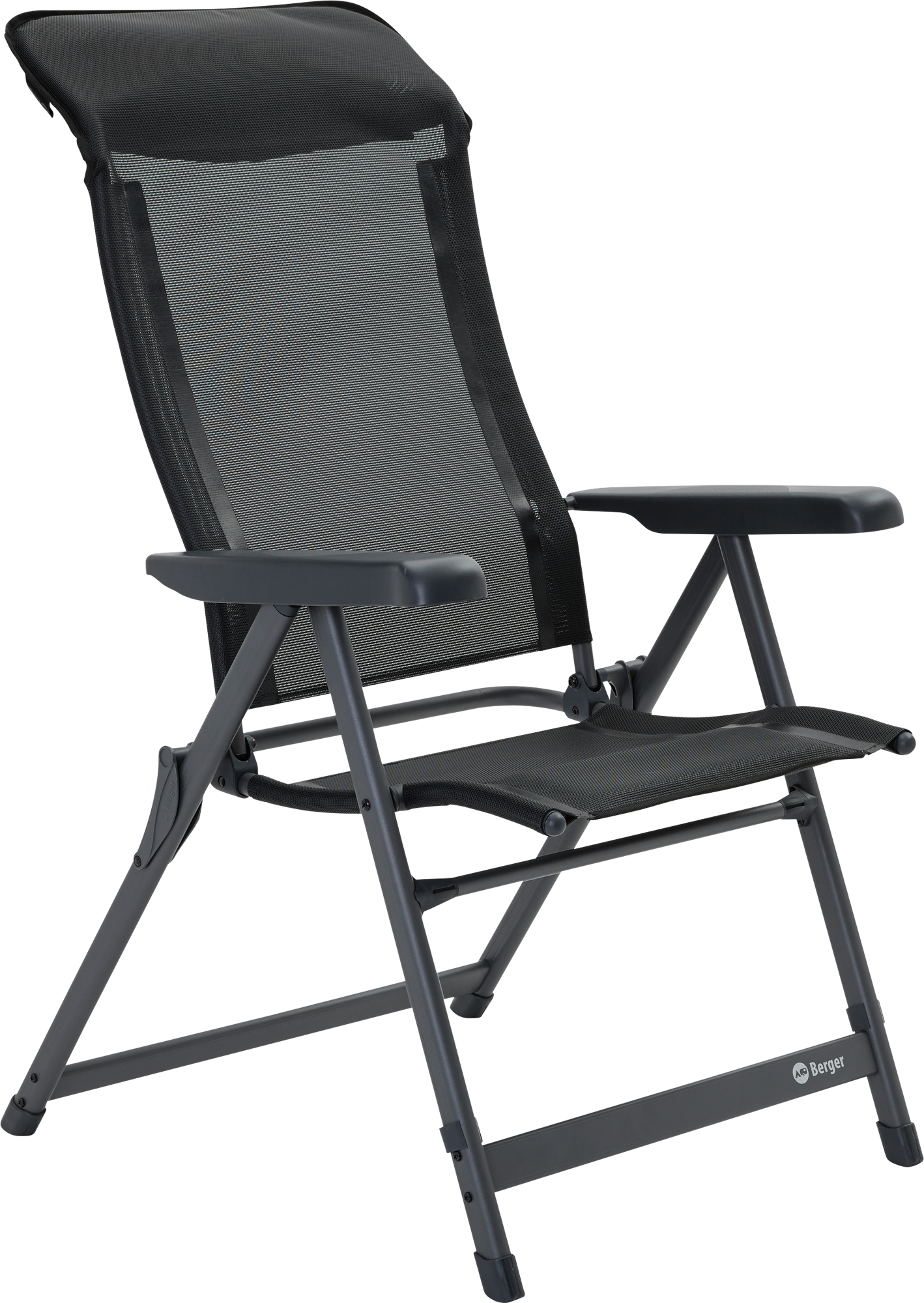 Berger Iseo Luxus Klappstuhl schwarz