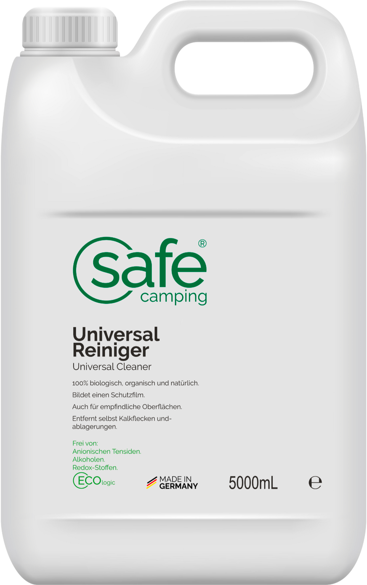 Safe Camping Universal-Reiniger für Caravan, Wohnmobil und Zubehör 5000 ml - Außenbereich & Lack