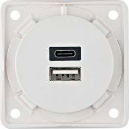 Berker Integro USB A+C Ladesteckdose 12 V polar