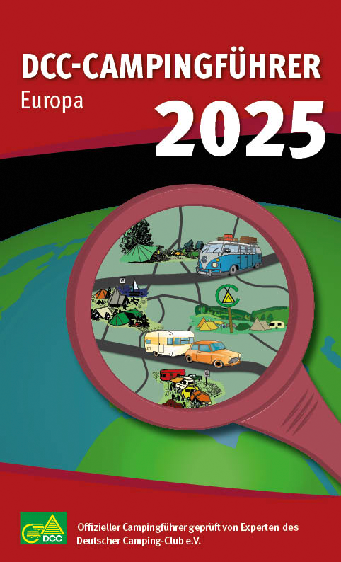 DCC Deutscher Camping-Club Campingführer Europa 2025 Sprache