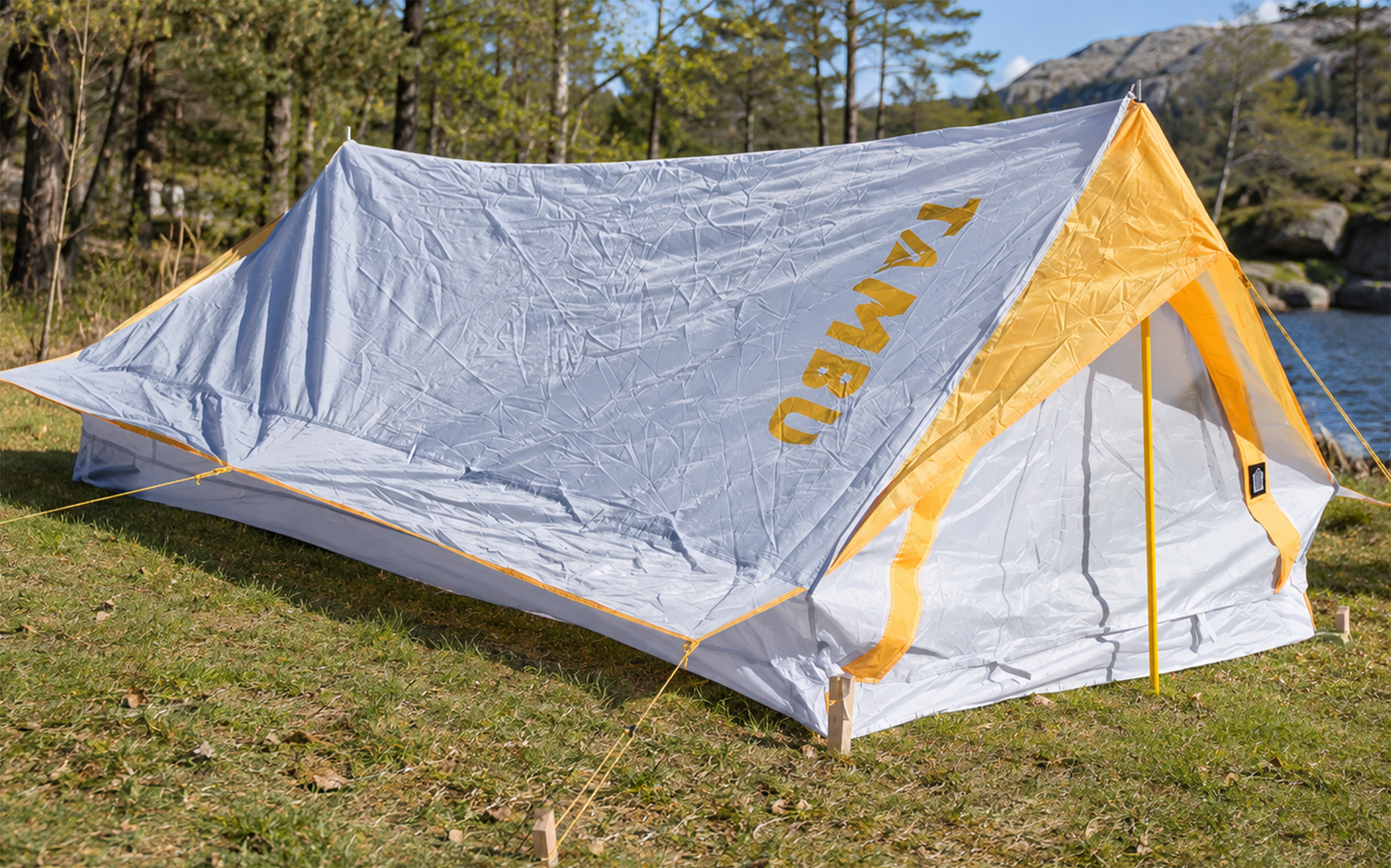 Tambu Ekati 2 Trekkingzelt für 2 Personen aus recyceltem Polyester 2.000 mm Wassersäule - 2-Personen Zelte
