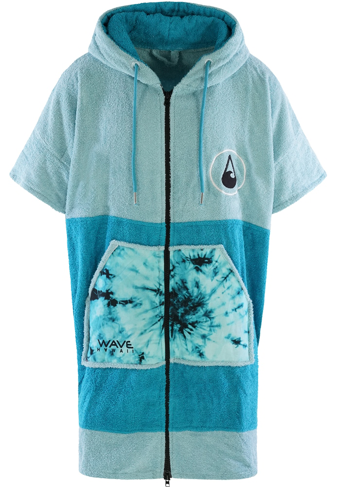 Wave Hawaii Zip Flyh Unisex Poncho