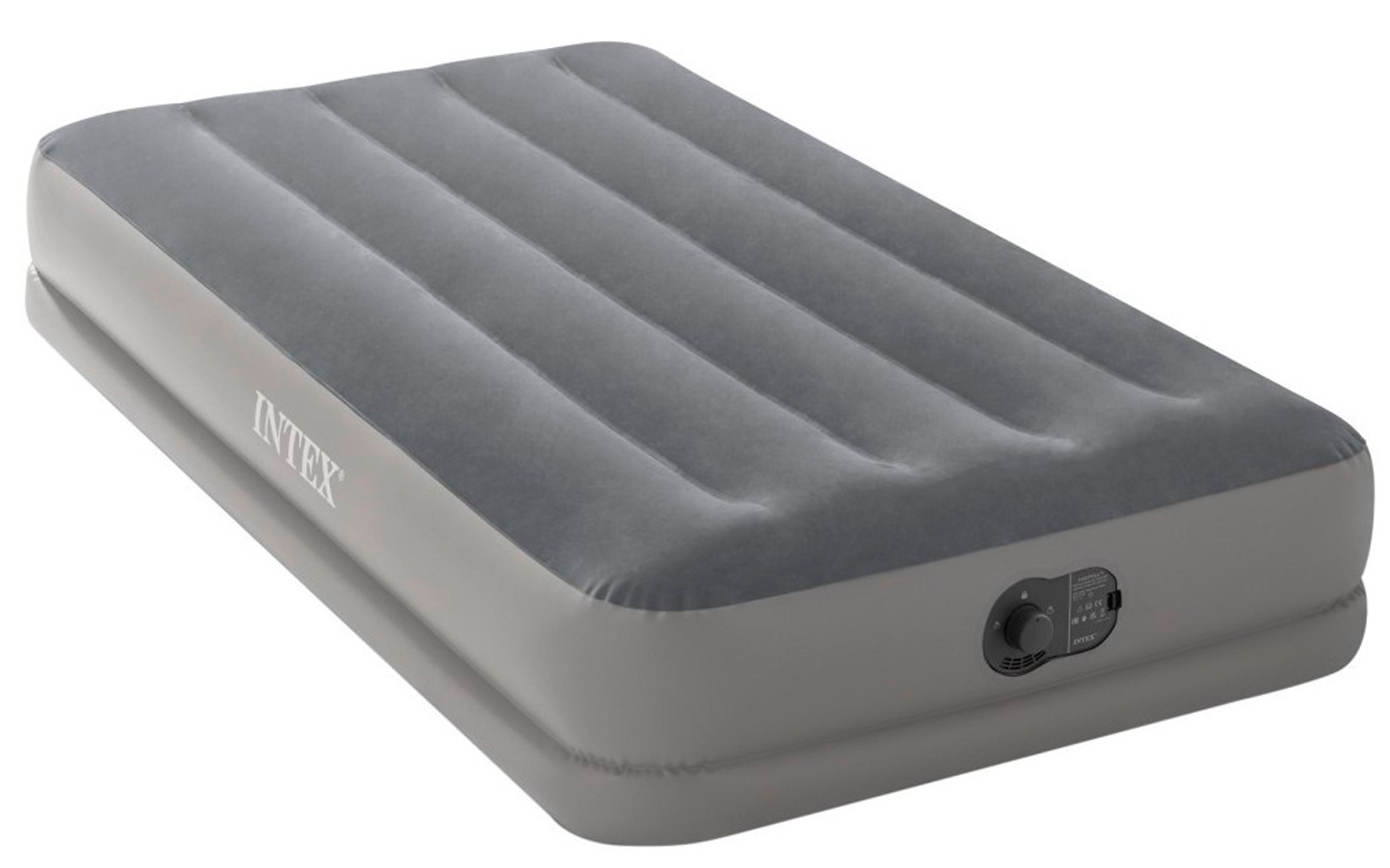 Intex doppel Luftbett Dura-Beam Prestige mit integrierter Luftpumpe 191 cm x 99 cm x 30