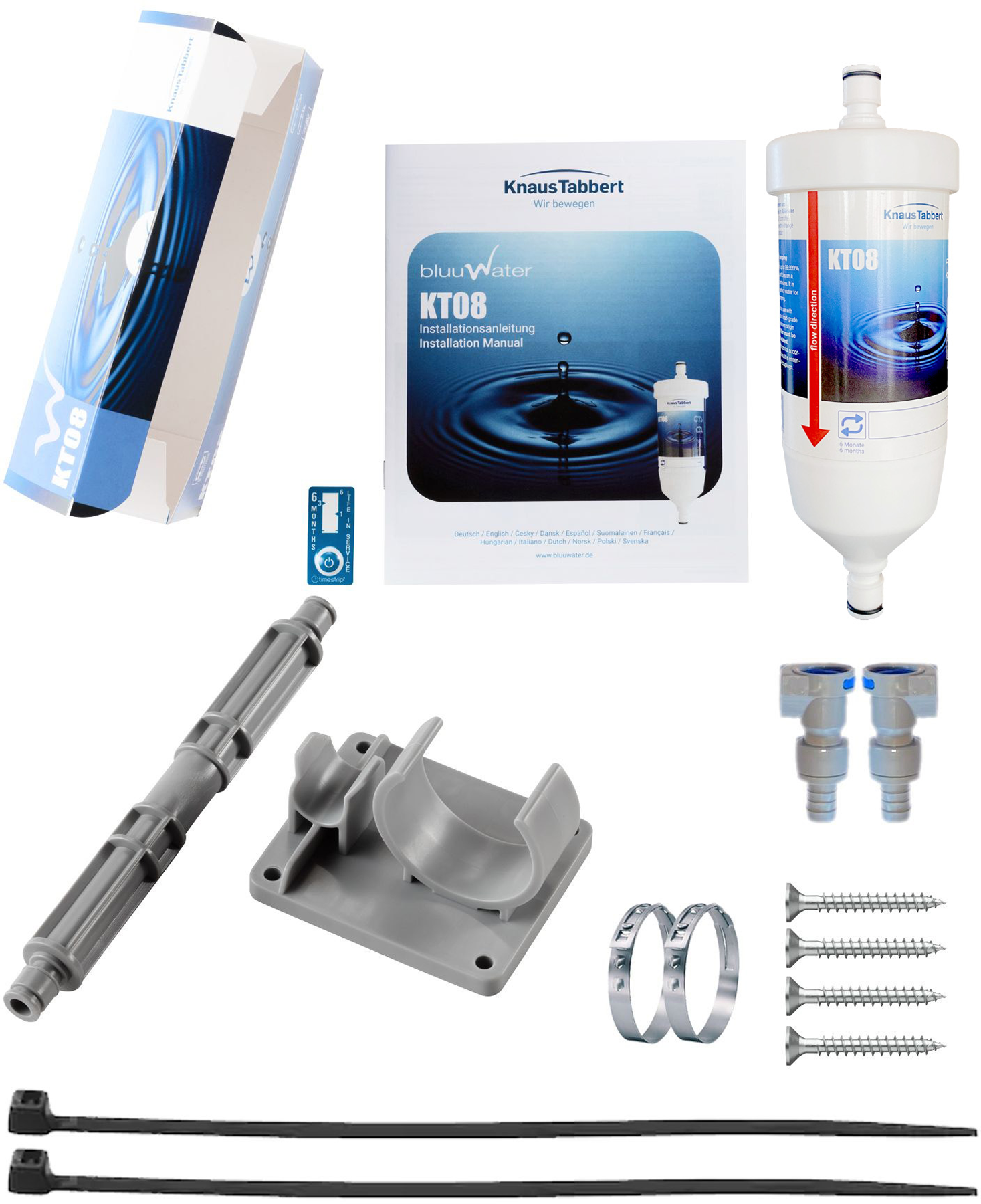 bluuwater KT08 Einbauset Wasserfilter