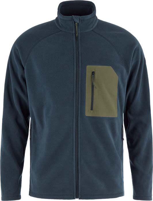Fjällräven Kaipak Herren Fleecejacke dunkelblau M - Herrenjacken